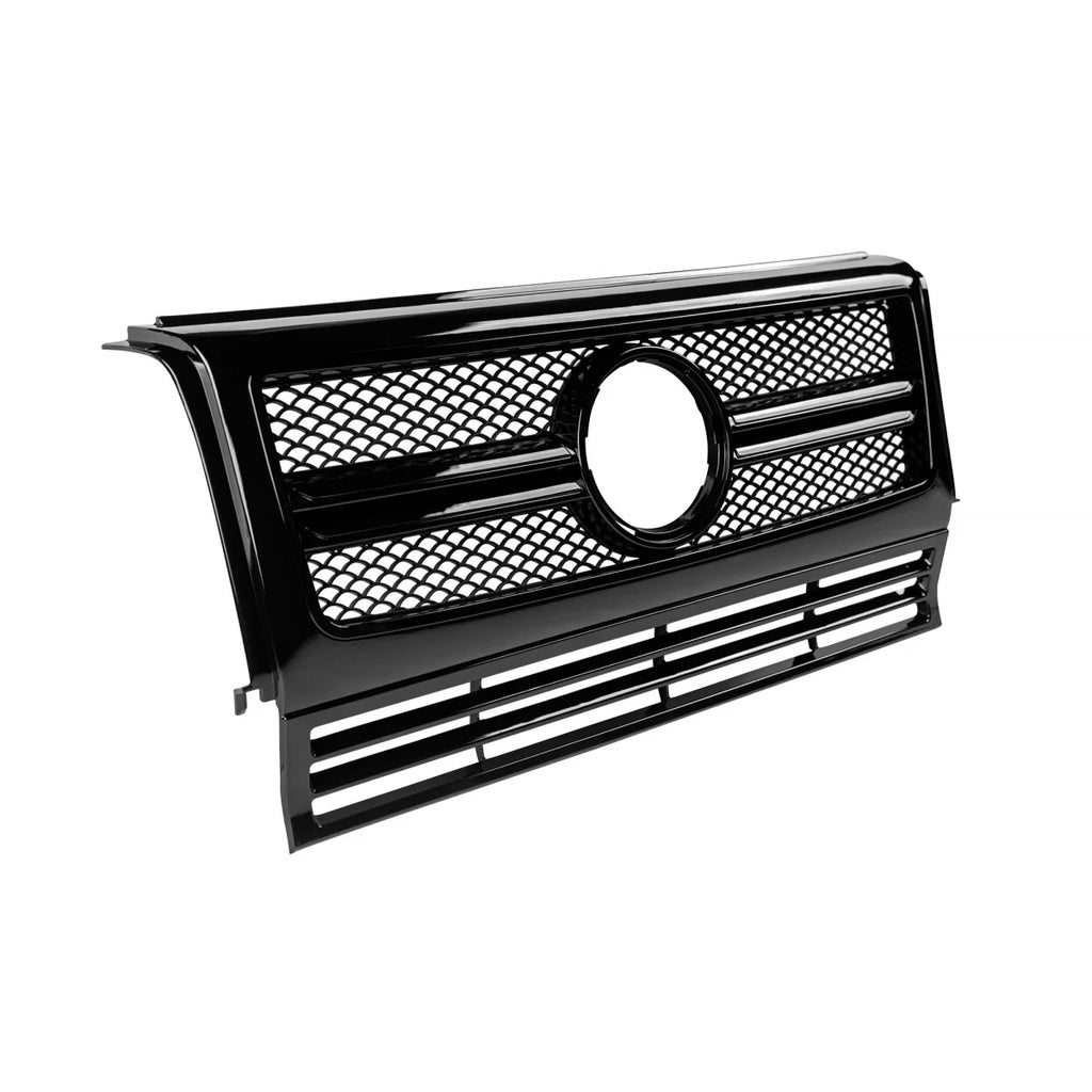 Nero lucido griglia per Mercedes Classe G W463 1990-2012, tipo G63, G65