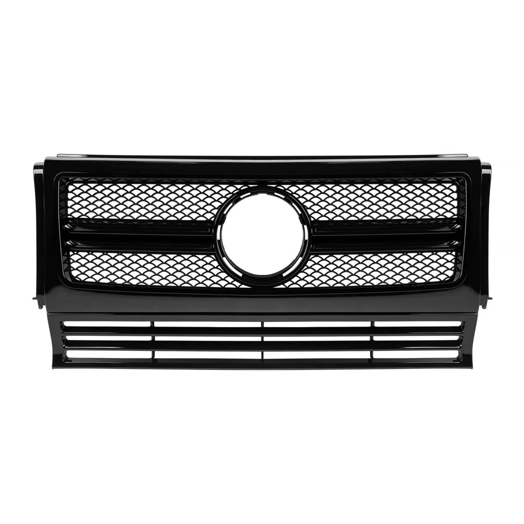 Nero lucido griglia per Mercedes Classe G W463 1990-2012, tipo G63, G65