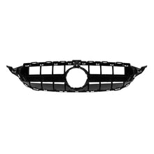 Nero lucido griglia tipo E63 per Mercedes Classe C W205, S205 2014-2019
