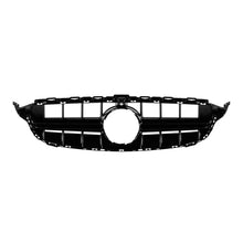 Nero lucido griglia tipo E63 per Mercedes Classe C W205, S205 2014-2019