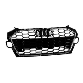 Griglia Audi A4 B9.5 2020-2024 stile S4 nera lucida