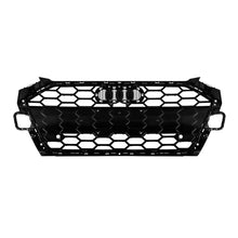 Carica l'immagine nel visualizzatore di Gallery, Griglia Audi A4 B9.5 2020-2024 stile S4 nera lucida