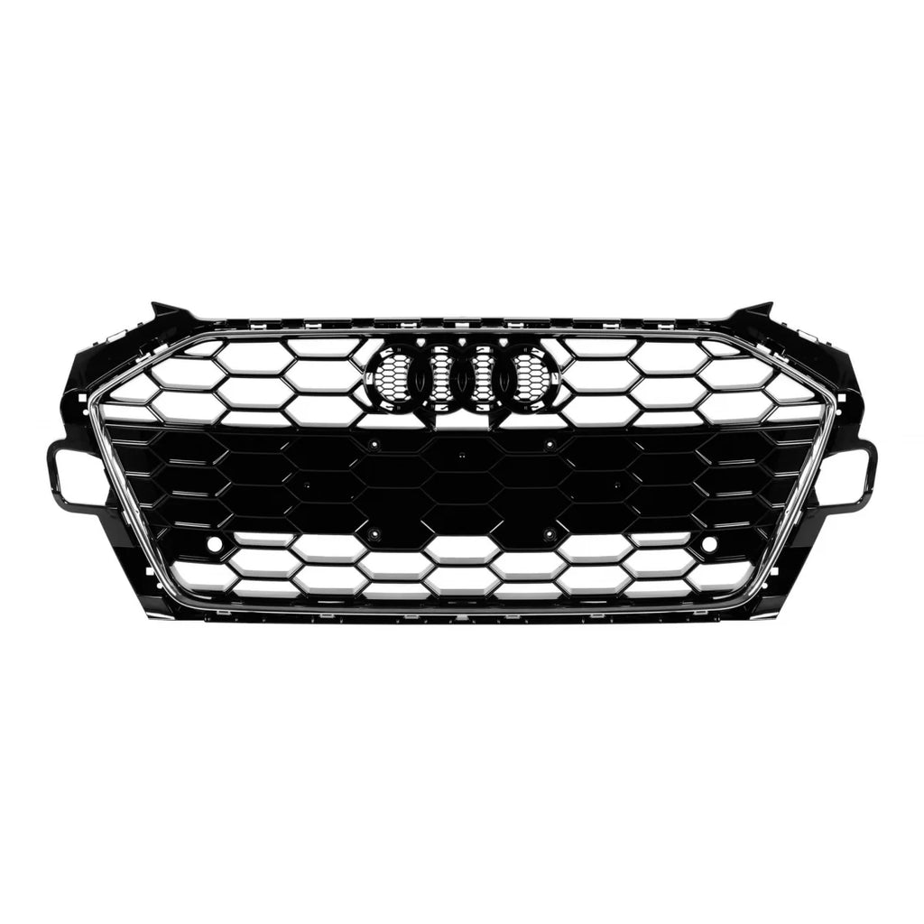Griglia Audi A4 B9.5 2020-2024 stile S4 nera lucida