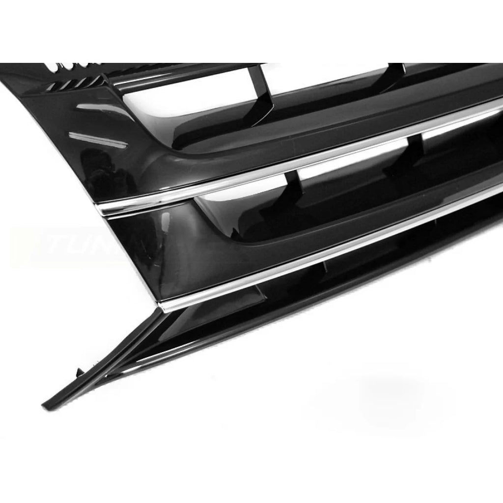 Nero lucido griglia per Volkswagen T5 Caravelle, Multivan 2010-2015