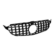 Carica l'immagine nel visualizzatore di Gallery, Nero lucido GT-R stile griglia per Mercedes Classe C W205 berlina, S205 station wagon, C205 coupe 2014-2018