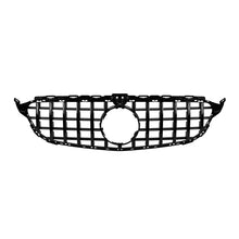 Carica l'immagine nel visualizzatore di Gallery, Nero lucido GT-R stile griglia per Mercedes Classe C W205 berlina, S205 station wagon, C205 coupe 2014-2018