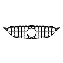 Carica l'immagine nel visualizzatore di Gallery, Nero lucido griglia stile GT-R per Mercedes Classe C W205 berlina, S205 station wagon, C205 coupe 2014-2018