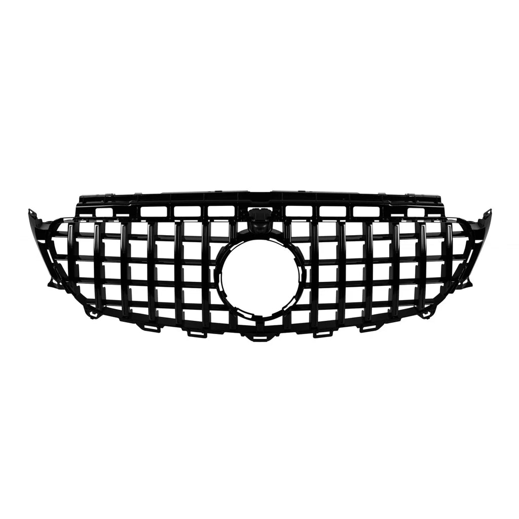 Griglia GT nera lucida per Mercedes Classe E W213 berlina, S213 station wagon, C238 coupe, A238 cabriolet 2016-2019