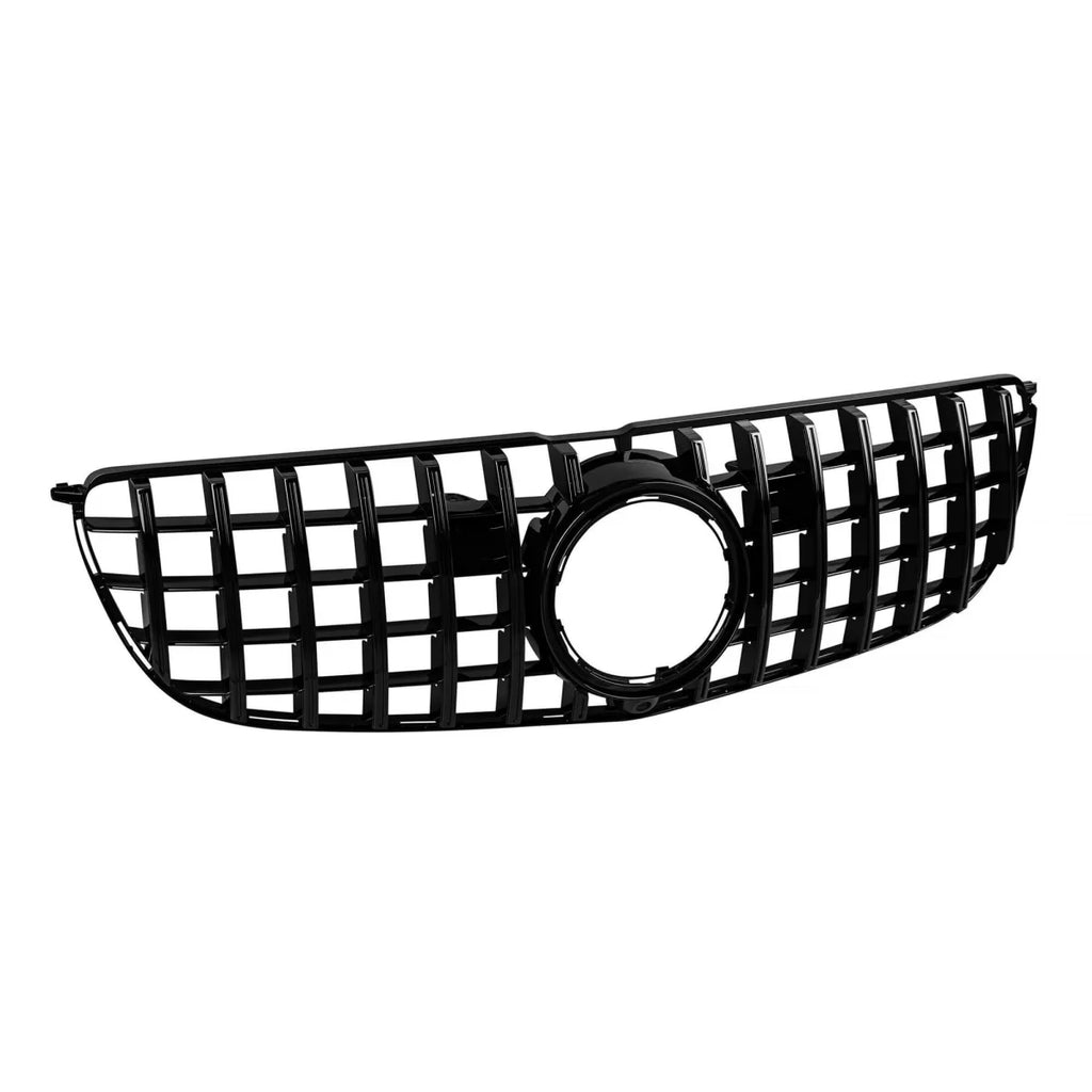 Griglia GT nera lucida per Mercedes GLS X166 2016-2019 con telecamera apertura con defect (broken supporto)