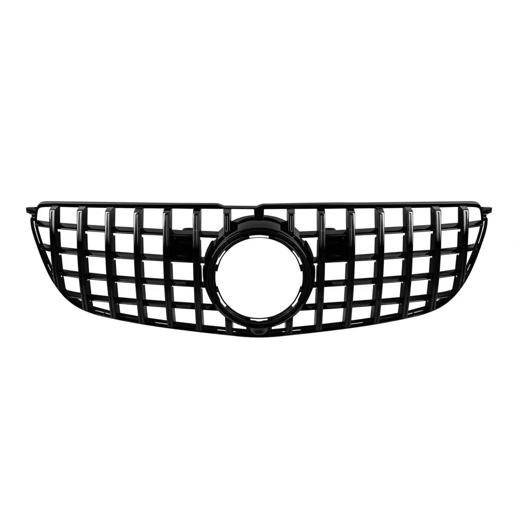 Griglia GT nera lucida per Mercedes GLS X166 2016-2019 con telecamera apertura con defect (broken supporto)