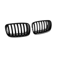 Carica l'immagine nel visualizzatore di Gallery, Nero lucido Griglie a doppio rene per BMW X5 E70 2007-2013, X6 E71 2008-2013