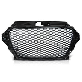 Nero lucido griglia stile RS per Audi A3 2012-2016