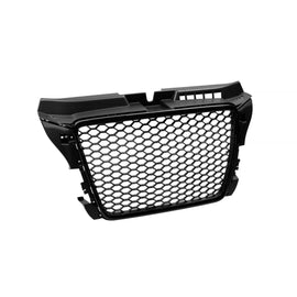 Nero lucido griglia stile RS per Audi A3 hatchback, Sportback, cabriolet 2009-2012 senza Sensore di parcheggio fori