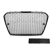 Carica l'immagine nel visualizzatore di Gallery, Nero lucido griglia stile RS per Audi A5 2011-2016 per standard o S-line paraurti