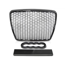 Carica l'immagine nel visualizzatore di Gallery, Nero lucido griglia stile RS per Audi A6 C6 berlina, wagon 2008-2011 per standard e S-line paraurti