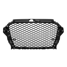 Griglia Audi A3 2013-2016 stile RS3 nera lucida con PDC – vista 1