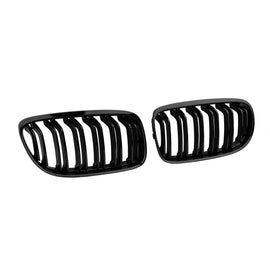 Nero M3 stile Griglie a doppio rene con doppia lamella per BMW Serie 3 E90 berlina, E91 Touring 2008-2012