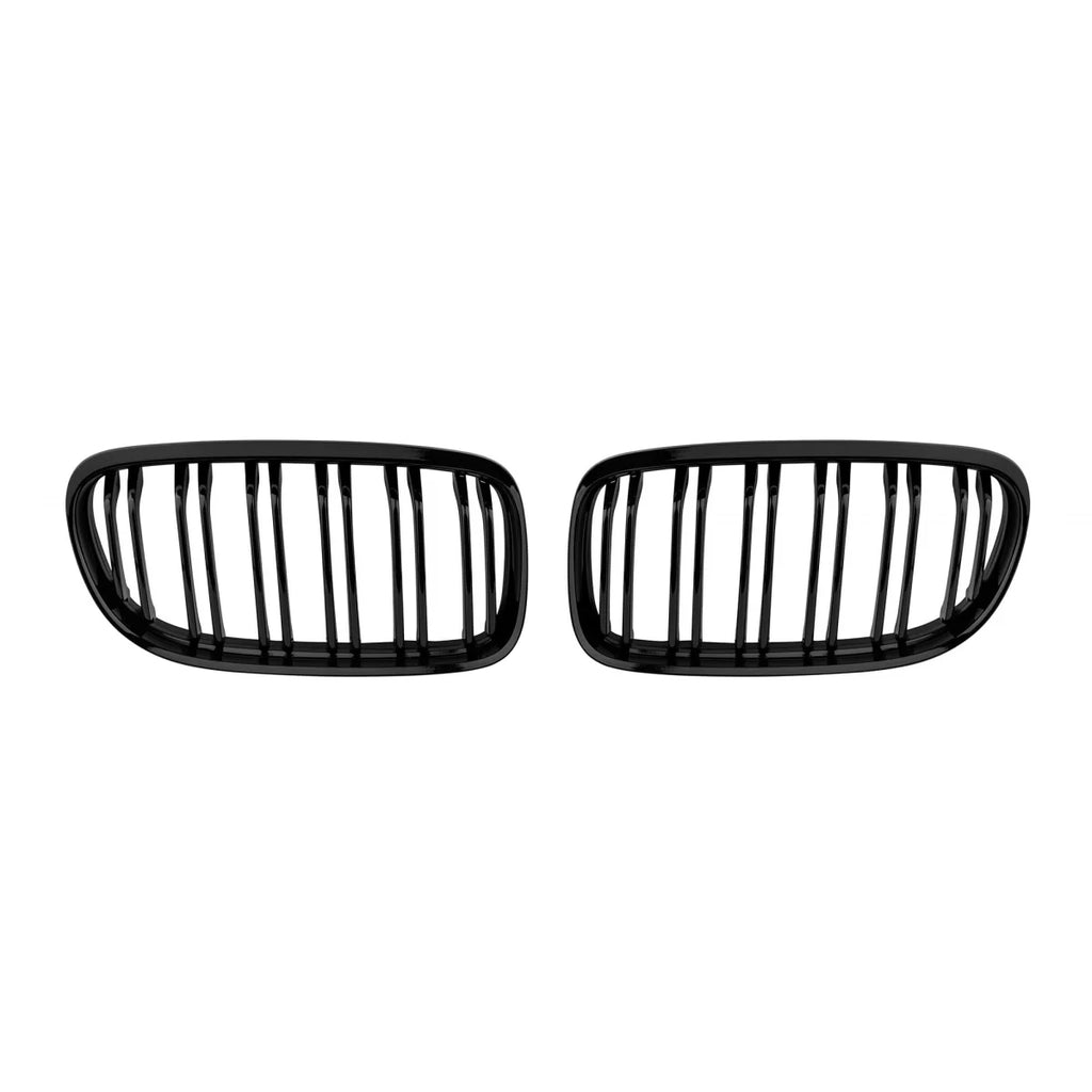 Nero M3 stile Griglie a doppio rene con doppia lamella per BMW Serie 3 E90 berlina, E91 Touring 2008-2012