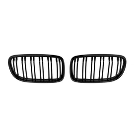 Nero M3 stile Griglie a doppio rene con doppia lamella per BMW Serie 3 E90 berlina, E91 Touring 2008-2012