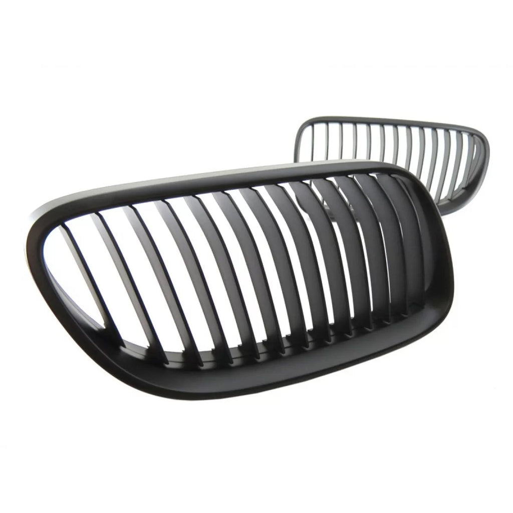 Nero opaco Griglie a doppio rene per BMW Serie 3 E92 coupe, E93 cabriolet 2010-2013