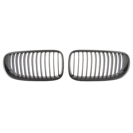 Nero opaco Griglie a doppio rene per BMW Serie 3 E92 coupe, E93 cabriolet 2010-2013