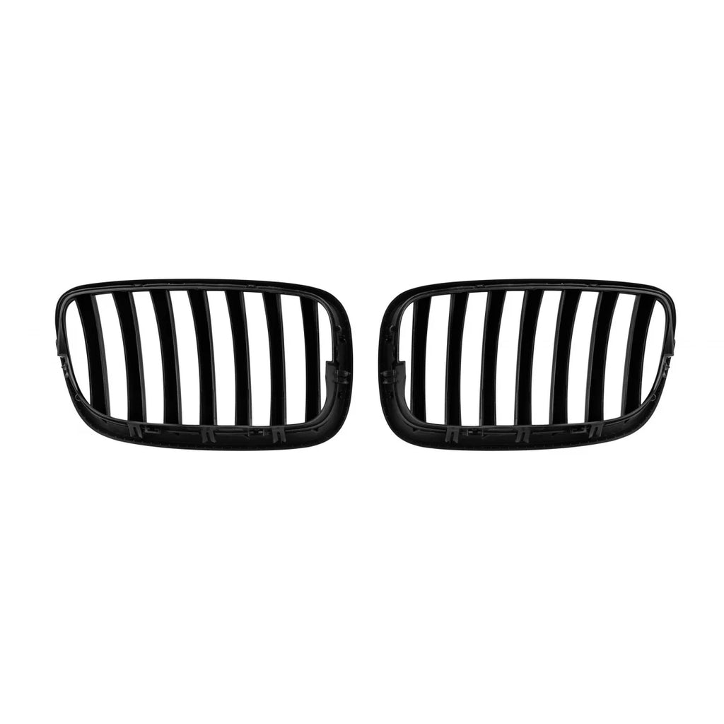 Nero opaco Griglie a doppio rene per BMW X5 E70 2007-2013, X6 E71 2008-2011