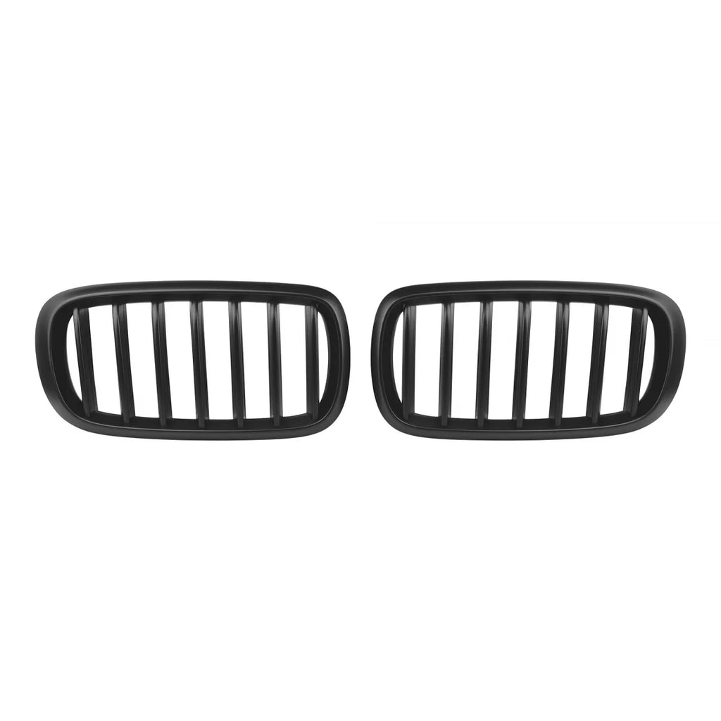 Nero opaco griglie a doppio rene per BMW X5 F15 2013-2018, X6 F16 2014-2019