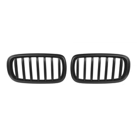 Nero opaco griglie a doppio rene per BMW X5 F15 2013-2018, X6 F16 2014-2019