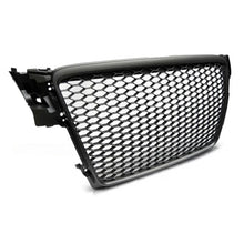 Carica l'immagine nel visualizzatore di Gallery, Nero opaco griglia stile RS per Audi A4 B8 berlina, wagon 2008-2011
