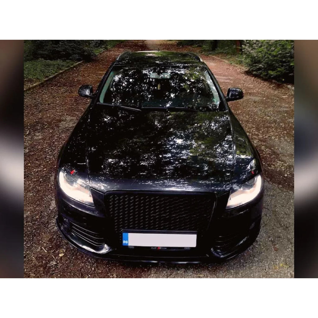 Nero opaco griglia stile RS per Audi A4 B8 berlina, wagon 2008-2011