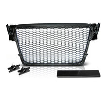 Carica l'immagine nel visualizzatore di Gallery, Nero opaco griglia stile RS per Audi A4 B8 berlina, wagon 2008-2011