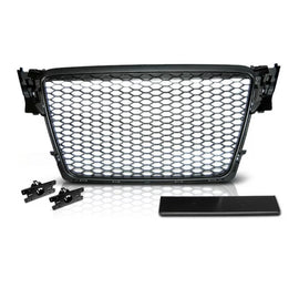Nero opaco griglia stile RS per Audi A4 B8 berlina, wagon 2008-2011