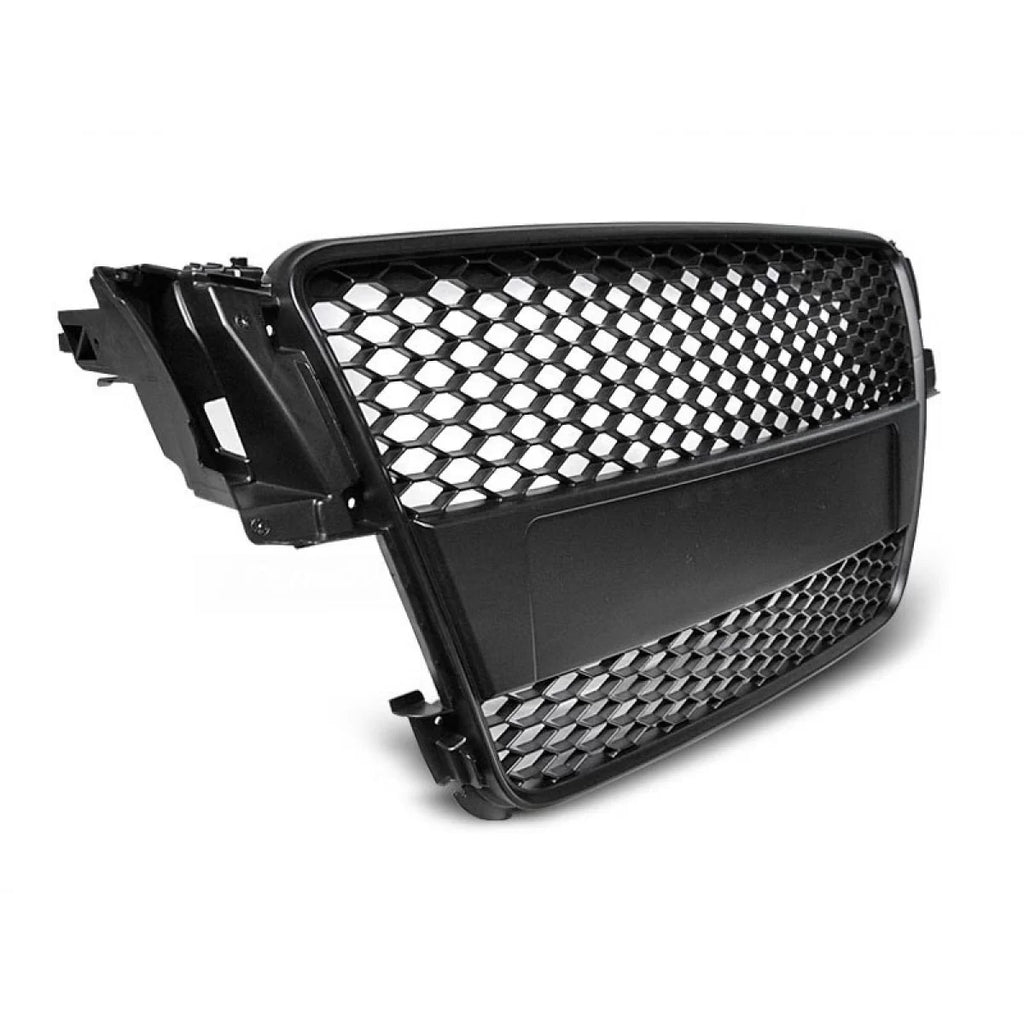 Nero opaco griglia stile RS per Audi A5 2007-2011 Sportback, coupe, cabriolet con standard o S-line paraurti