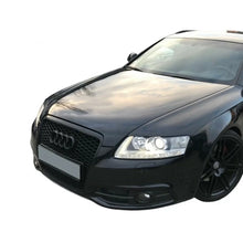 Carica l'immagine nel visualizzatore di Gallery, Nero opaco griglia stile RS per Audi A6 C6 berlina, wagon 2009-2011
