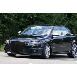 Nero vernice griglia tipo RS per AUDI A4 B7 berlina, AVANT 2004-2008 con paraurti standard