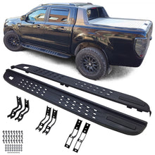 Nero perforated Pedane laterali per Ford Ranger T6 T7 T8 T9 inclusi Raptor
