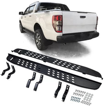 Carica l'immagine nel visualizzatore di Gallery, Nero Pedane laterali per Ford Ranger T6 T7 T8 12-23