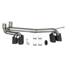 Nero tuning Terminali di scarico kit M4-tipo per BMW Serie 3 E90 berlina, E91 station wagon 2005-2011