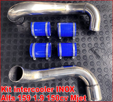 Carica l'immagine nel visualizzatore di Gallery, Manicotti siliconici kit intercooler Alfa Romeo 159 House-Tuning