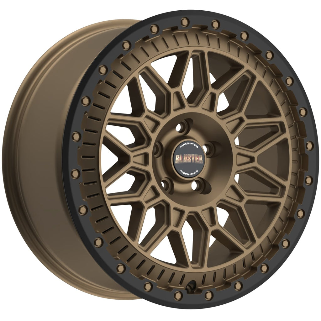 Cerchio in Lega Fondmetal OFF-ROAD BLUSTER (8400) 18x8 ET48 6x120 MATT BRAUN BLACK  LIP