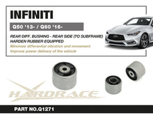 Boccola posteriore supporto differenziale Hardrace Infiniti Q50 V37, Q60 CV37 e Nissan Skyline V37 – 1 pezzo – foto 2