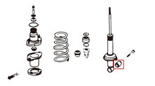 Boccole ammortizzatori posteriori in gomma Hardrace Honda Integra DC5 Acura RSX – kit 2 pezzi – foto 2