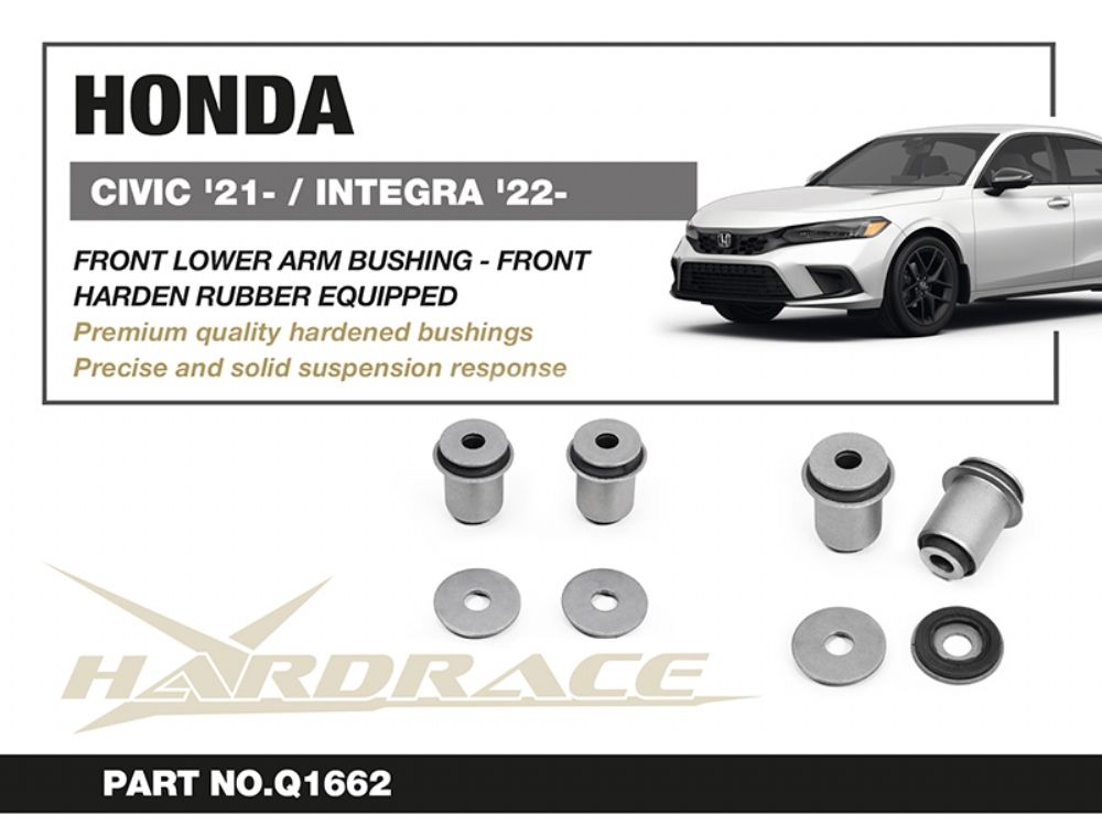 Boccole anteriori bracci inferiori anteriori Hardrace Honda Civic MK11 FE e FL e Acura Integra DE – 4 pezzi – foto 2