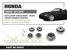Boccole bracci inferiori posteriori Hardrace Honda S2000 – anteriori, kit 6 pezzi – foto 2