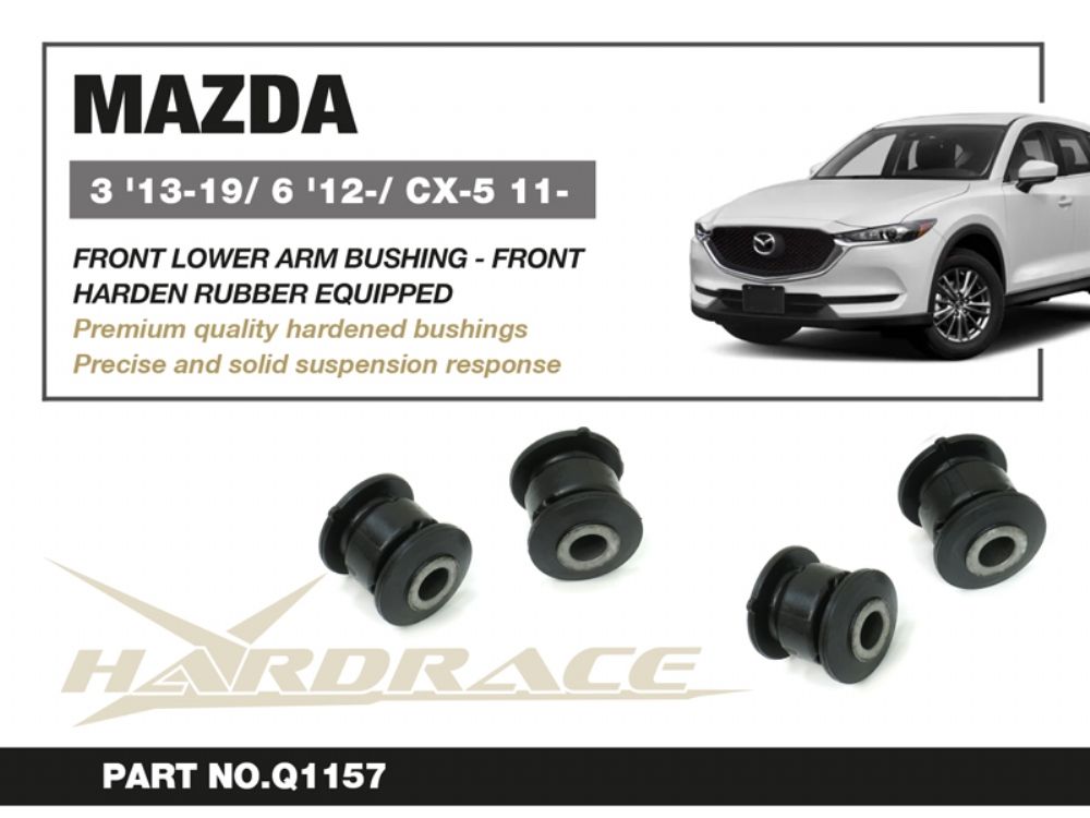 Boccole anteriori per bracci inferiori anteriori Hardrace Mazda 3 MK3, 6 MK3 e CX-5 – kit 2 pezzi – foto 2