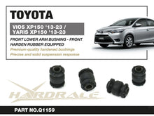 Boccole anteriori per bracci inferiori anteriori Hardrace Toyota Vios e Yaris MK3 XP150 – 2 pezzi – foto 2