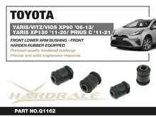 Boccole anteriori per bracci inferiori anteriori Hardrace Toyota Yaris MK2 e MK3, Vios MK2 e Prius c – 2 pezzi – foto 2
