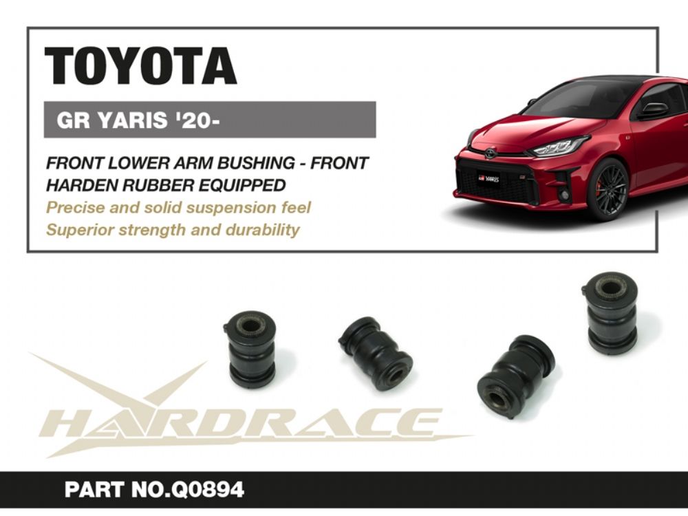 Boccole anteriori per bracci inferiori anteriori Hardrace Toyota Yaris MK4 – kit 2 pezzi – foto 2