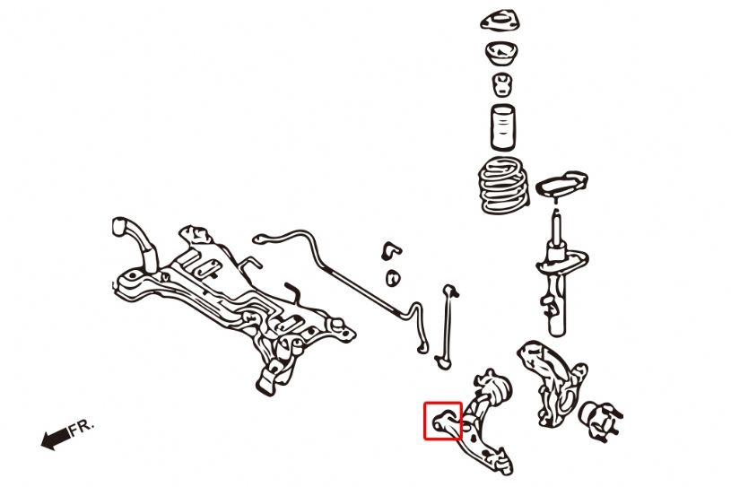 Boccole anteriori piccole per bracci inferiori anteriori Hardrace Ford Focus MK3 e Kuga MK2, Mazda 3 MK2 e Volvo V40 MK2 – 2 pezzi – foto 2