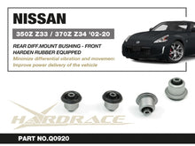 Boccole anteriori supporto differenziale posteriore Hardrace Nissan 350Z, 370Z e Infiniti – 2 pezzi – foto 2